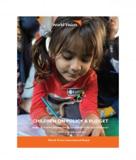 Children on policy and budget cover