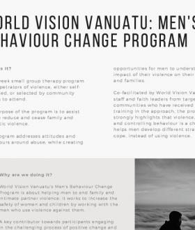 Men's Behaviour Change Program