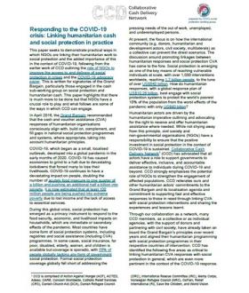 Revoutionizing cash in humanitarian programmes for COVID-19