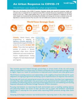 Urban Considerations for World Vision's response to COVID-19