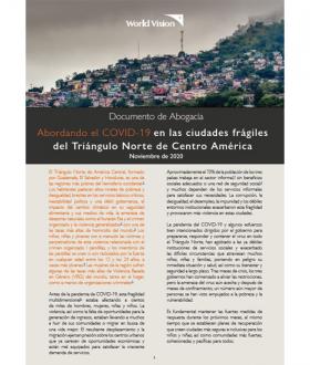 Abordando el COVID-19 en las ciudades frágiles del Triángulo Norte de Centro América