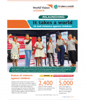 It takes a world campaign relaunch publication