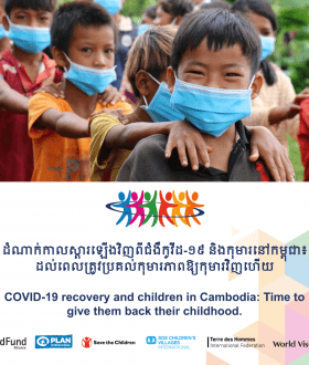 Joint OpEd - COVID-19 recovery and children in Cambodia: Time to give them back their childhood