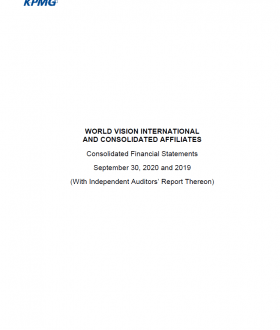 Consolidated Financial Statements 2019-2020 cover
