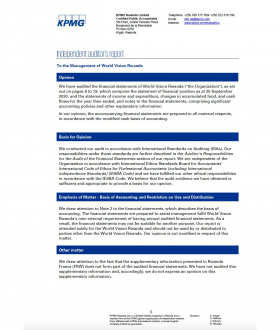 FY20 Rwanda Financial Statements