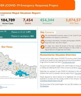 Nepal COVER Project Phase II SitRep 4 (2 June 2021 update)