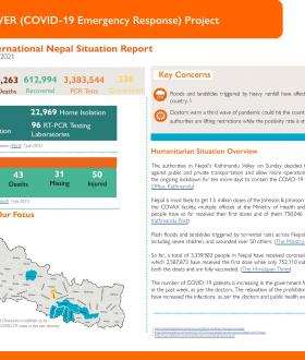 Nepal COVER Project Phase II SitRep 9 (7 July 2021 update)