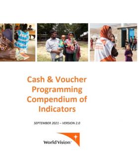 Cash & Voucher  Programming  Compendium of  Indicators