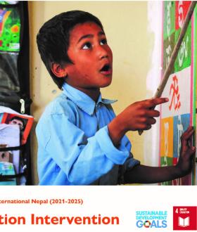 Education intervention flyer cover