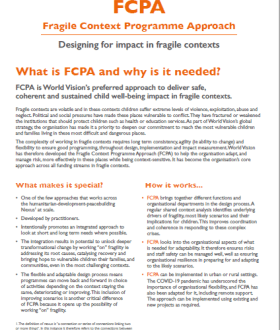 FCPA: Fragile Contexts Programming Approach 3 pager