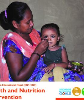 Health and Nutrition intervention flyer cover