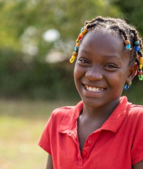 World Vision Sponsored Child Smiling