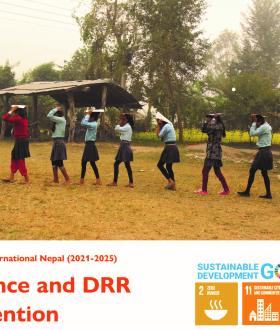 Resilience and DRR intervention flyer cover