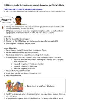 S4T CP Budgeting