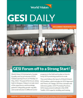 GESI Newsletter - Issue 1