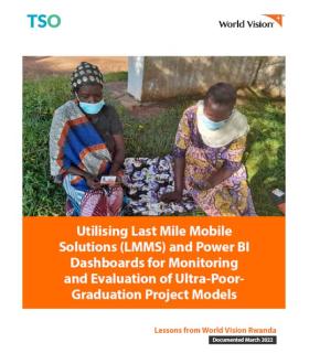 LMMS and Dashboards for monitoring and managing Ultra Poor Graduation
