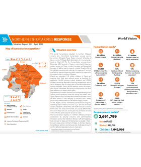 Northern Ethiopia Crisis Response Situation Report- April 2022