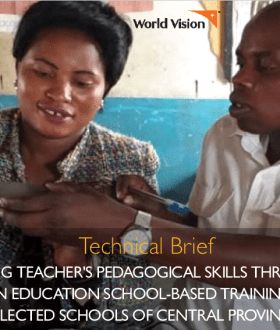  ZAMBIAN EDUCATION SCHOOL-BASED TRAINING (ZEST)