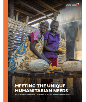 Cover of Meeting the Unique Humanitarian Needs: An Integrated Emergency Response in South Sudan's Warrap State