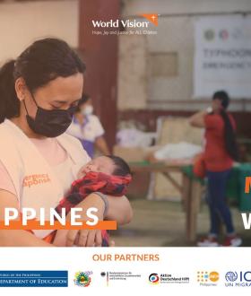 Disaster risk reduction work by World Vision Foundation in the Philippines