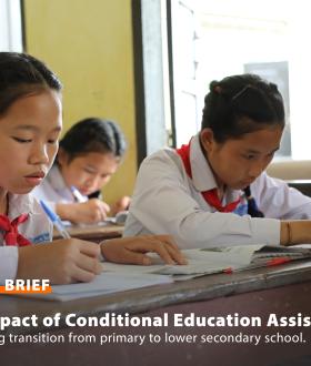Policy brief - scholarships for secondary education