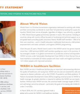 WASH in HCFs