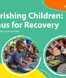 Cover for Nourishing Children Menus for Recovery
