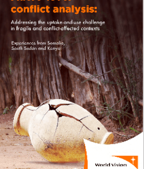 Report cover: Macro-level conflict analysis: Addressing the uptake-and-use challenge