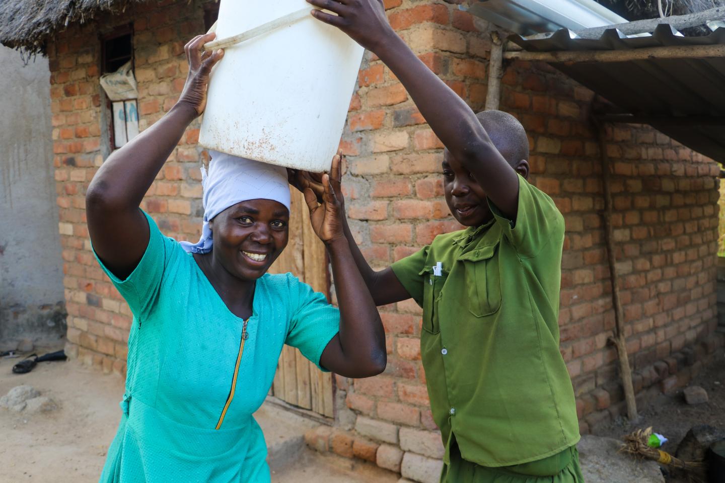 Tinashe loves to assist with home chores when he is not herding cattle