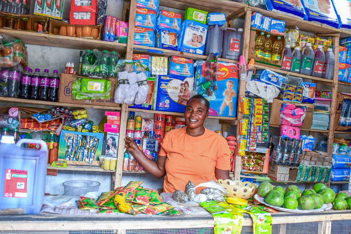 Alice in her shop