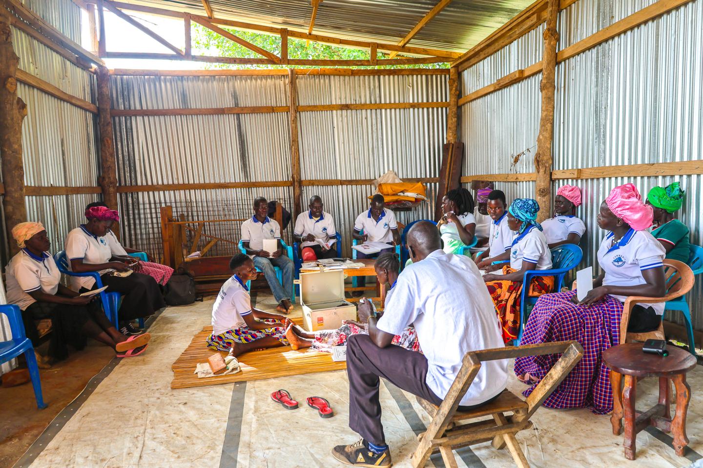 Members engage in Savings for Transformation to strengthen household income.