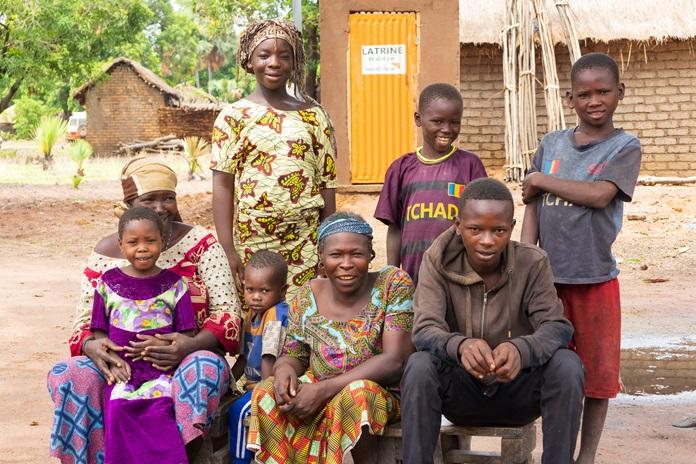 A latrine, a new life for Ernestine.