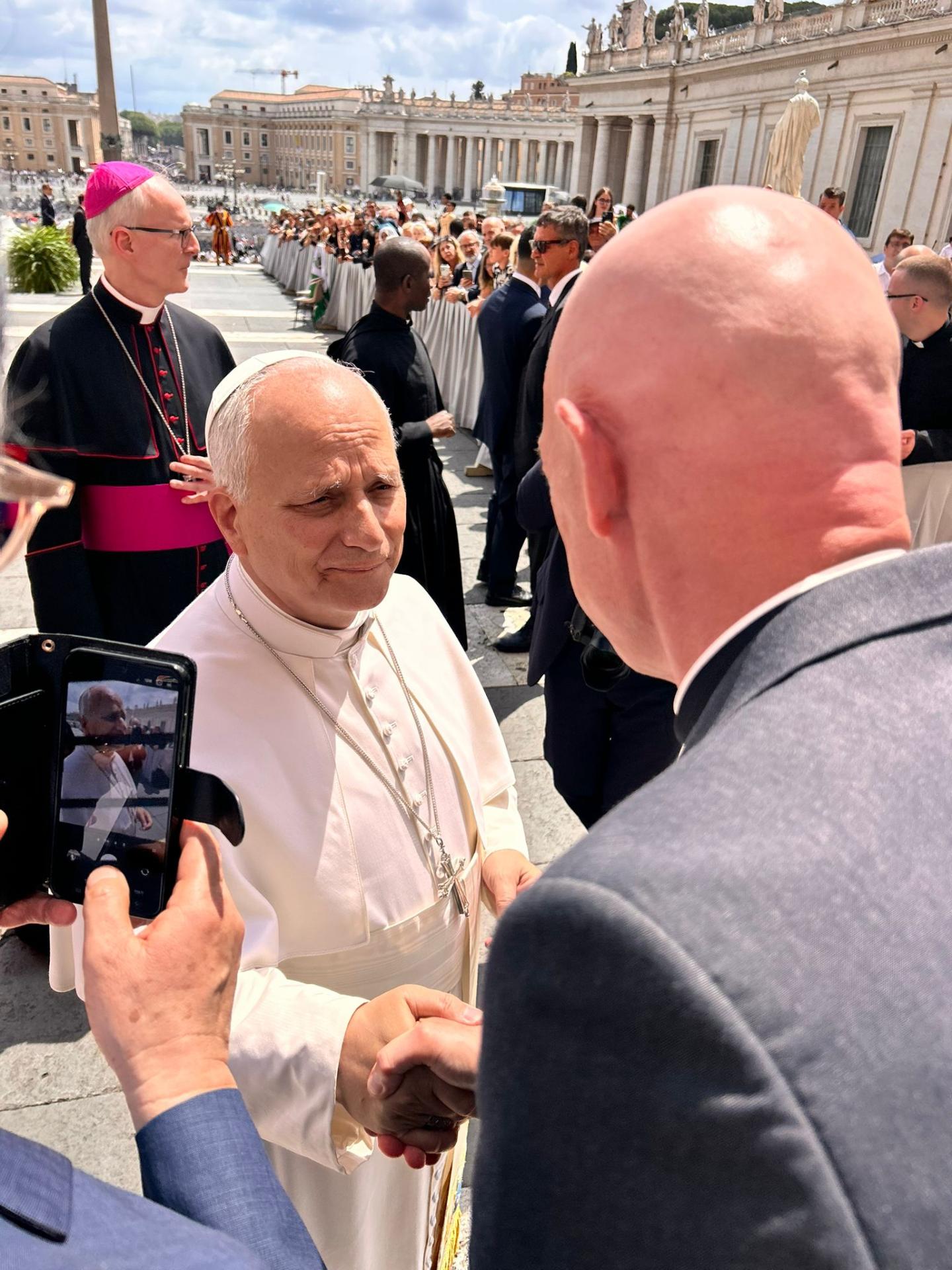 Pope Leo XIV in conversation with Andrew Morley