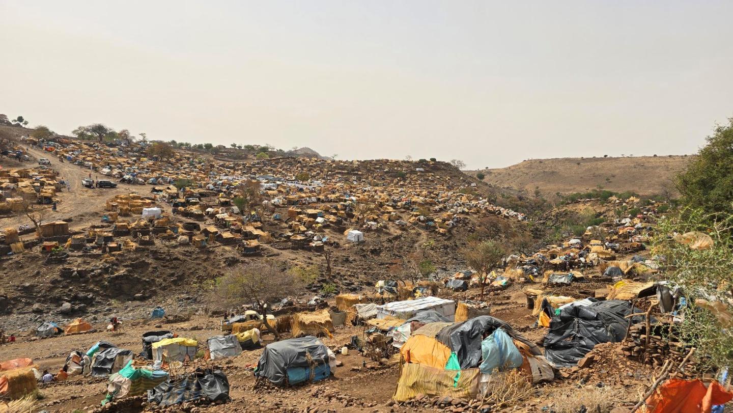 Displacement camp, North Darfur, Sudan, 2026,