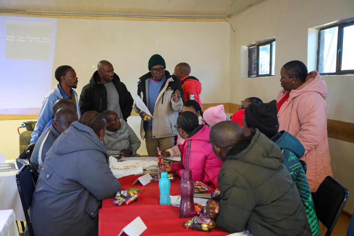 Teachers developing work plans