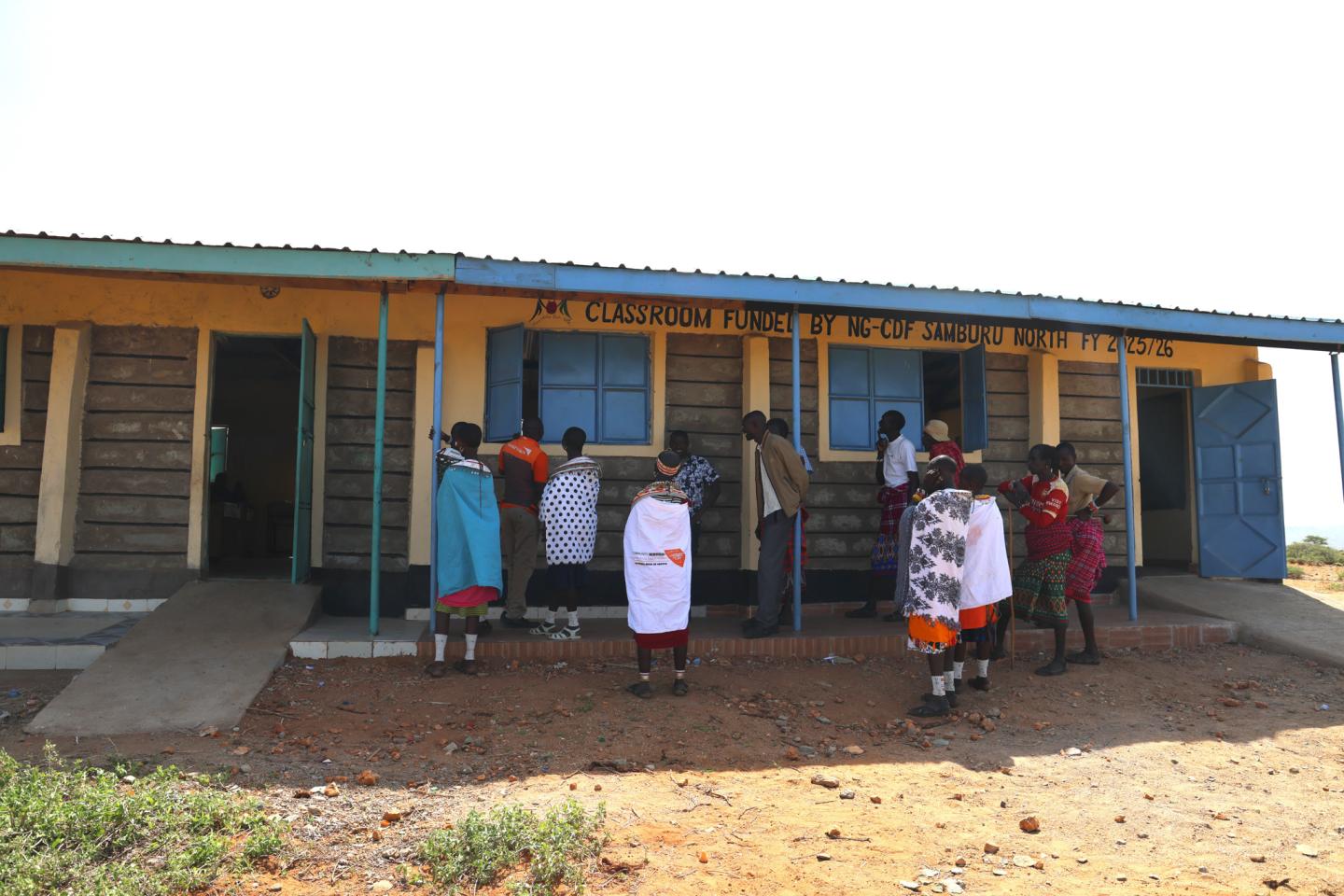 After the memorandum from the CVA, group, the area member of parliament has constructed two classrooms at Soit Naibor Primary School © World Vision Photo/David Nderitu