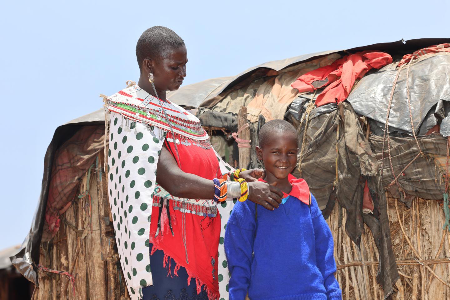 Serianae is already experiencing a better life as she can access education in a school that is closer home © World Vision Photo/David Nderitu