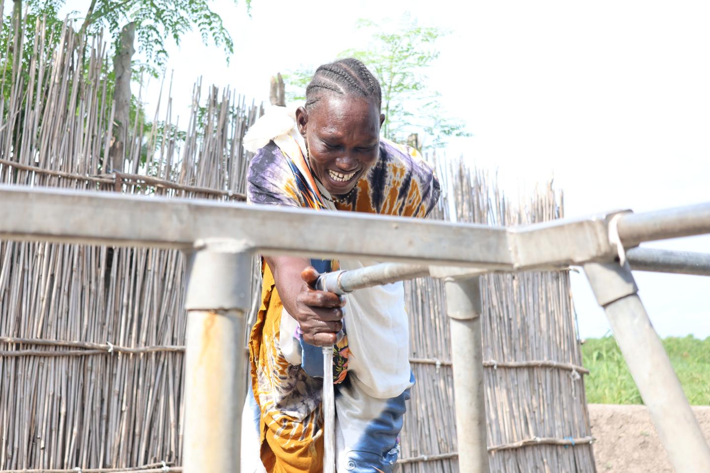 Nyabon fetching water