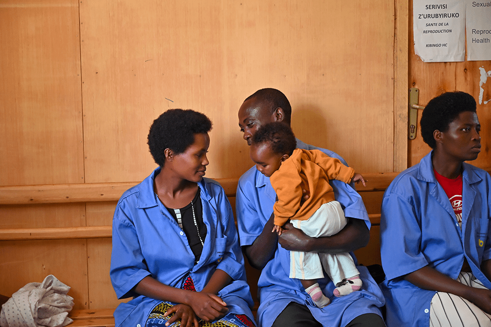 Some of the Community Health Workers at Kibenga Health Center