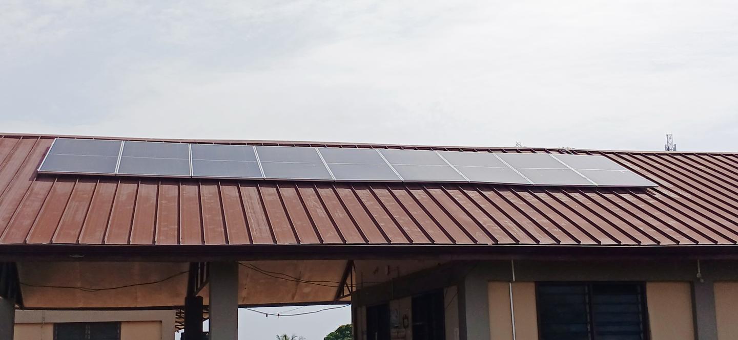 World Vision Ghana restores solar power to a health centre