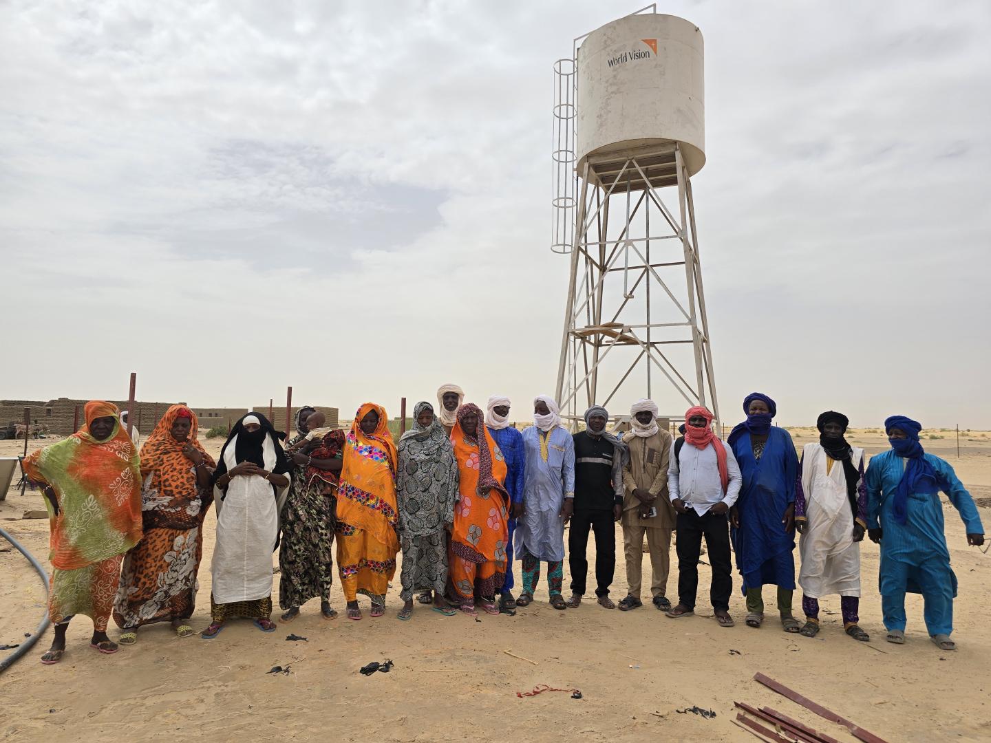 Photo in the site of water point