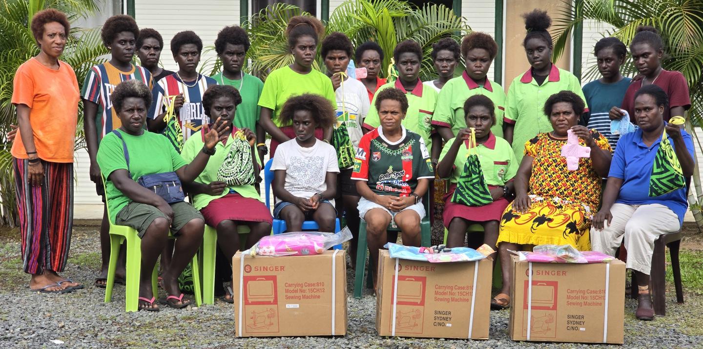 Menstrual Hygiene Management training in Siwai