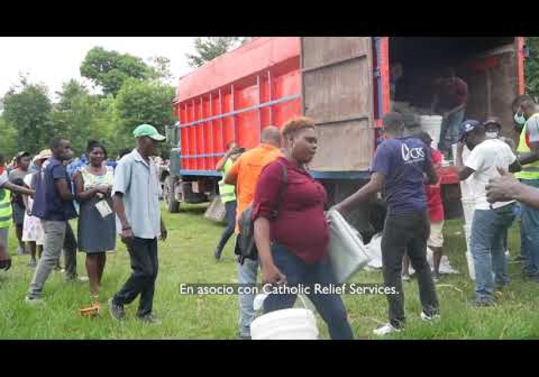 Helping earthquake survivors in Haiti