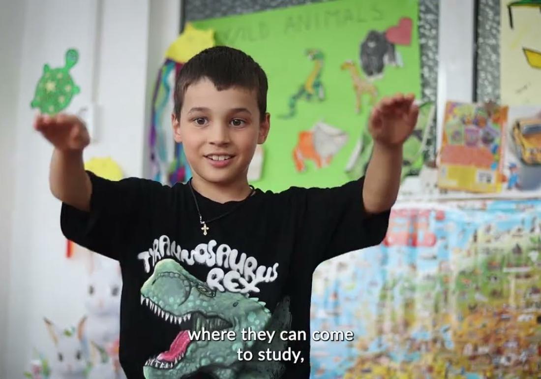 A Ukrainian humanitarian helps create safe spaces for refugee-children in Romania | World Vision