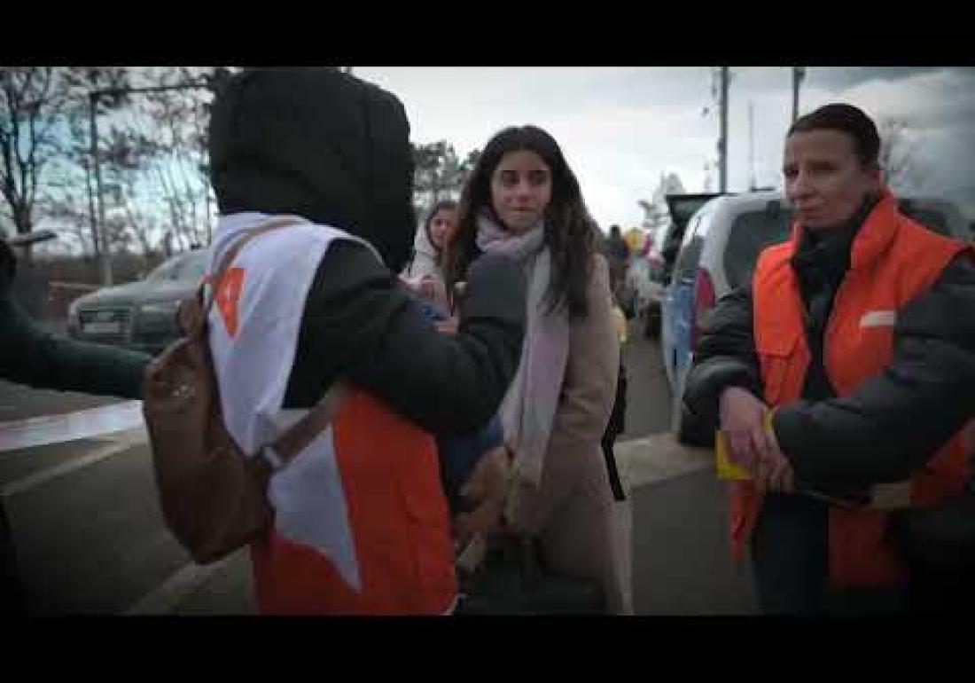 How is World Vision helping children feeling Ukraine?