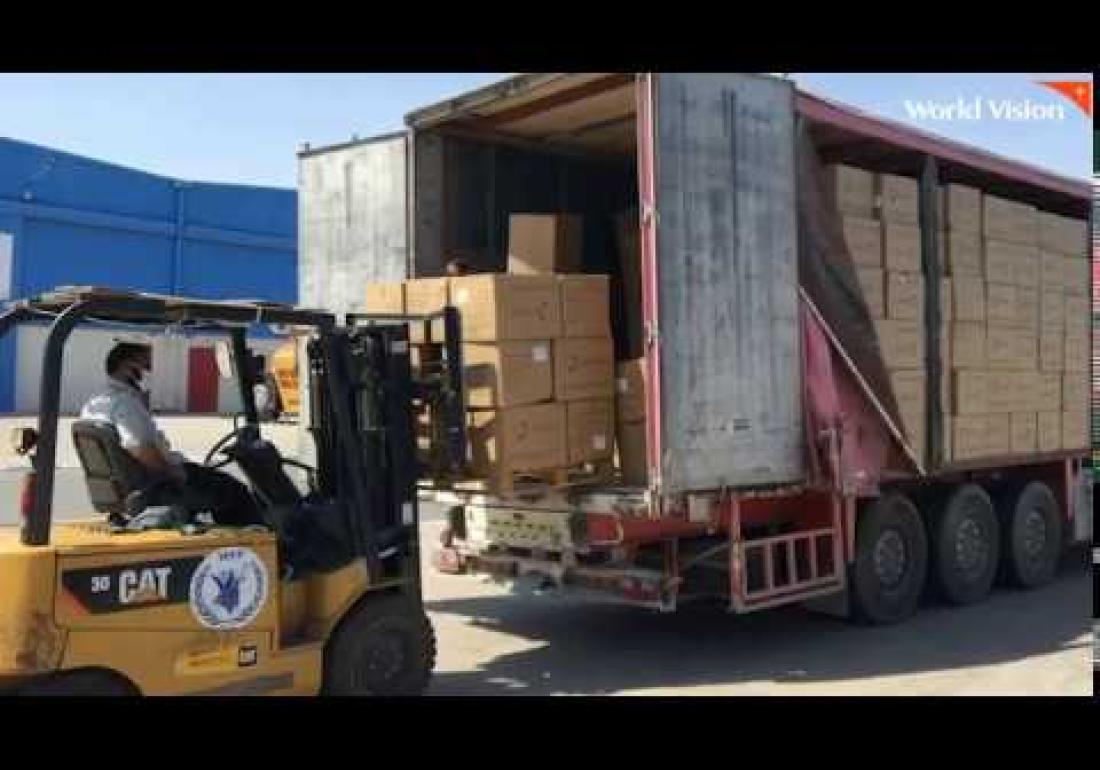 World Vision partners with World Food Programmes (WFP) to deliver personal protective equipment