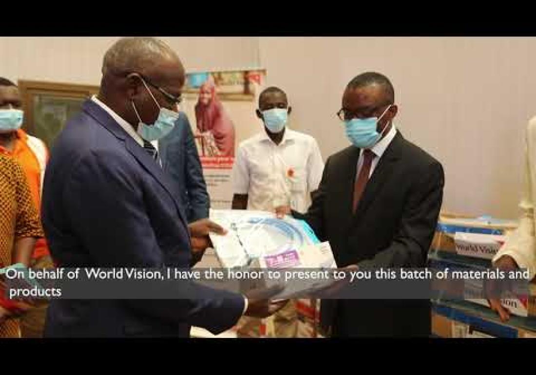 Official handing over of COVID-19 prevention & control materials to the Niger Health Ministry