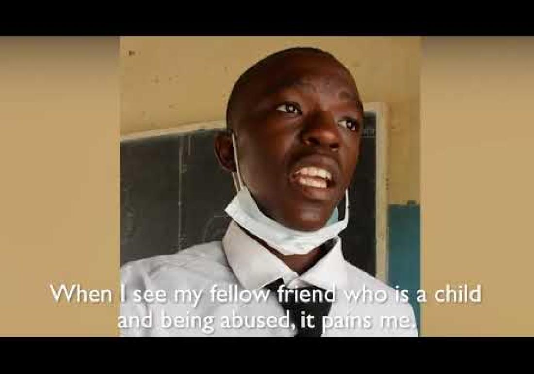 Kampamba child advocate in Zambia