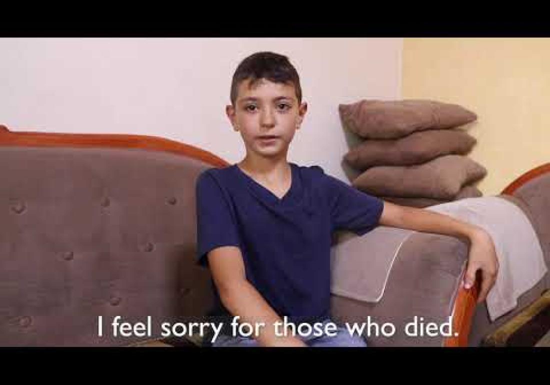 Child survivor of catastrophic explosion in Beirut shares his experience