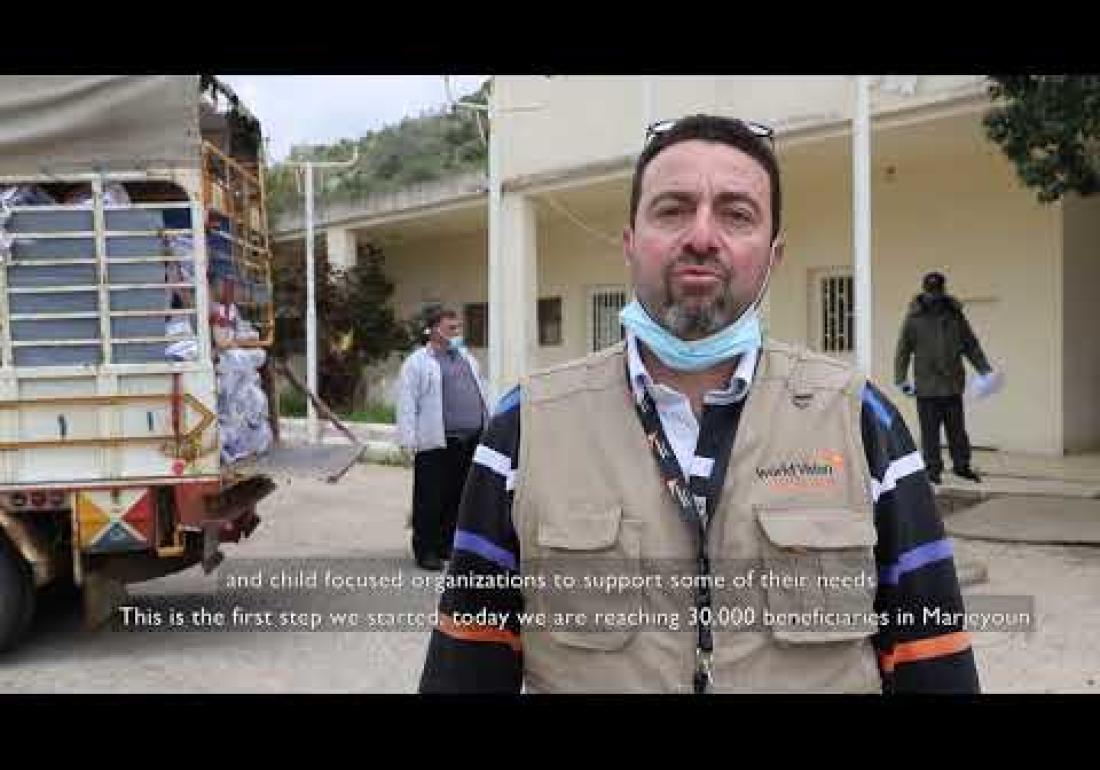 World Vision Lebanon's response to COVID in Akkar and South of Lebanon